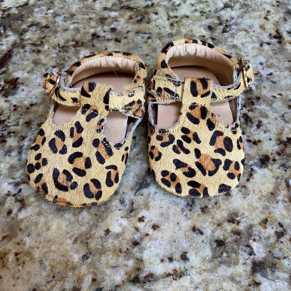 Infant Soft Sole Shoe Leopard Print Size 2-FINAL PRICE